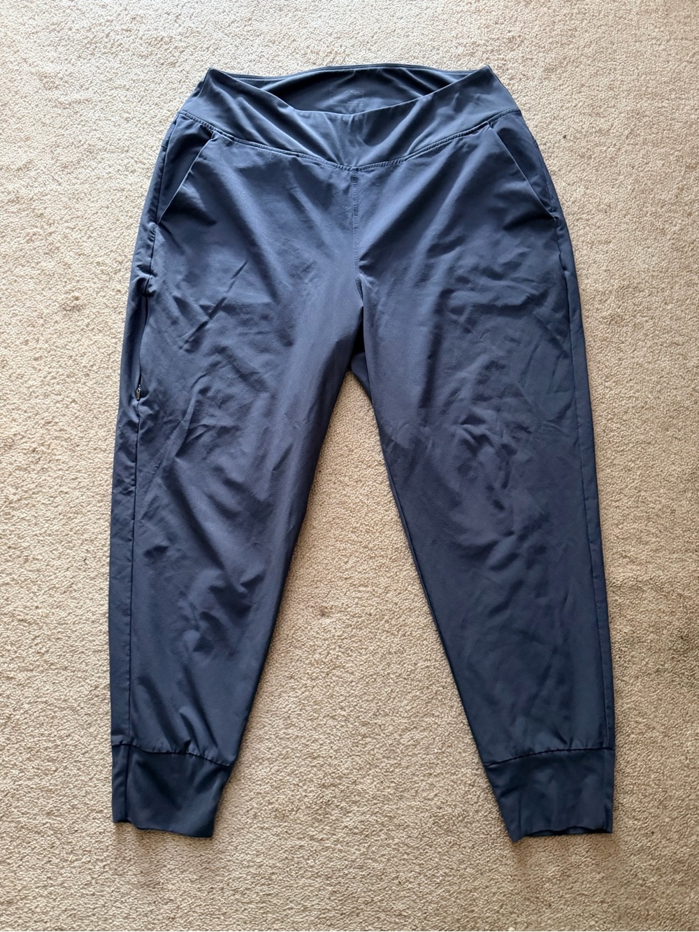 Patagonia Women's Navy Blue Track Joggers Size Large